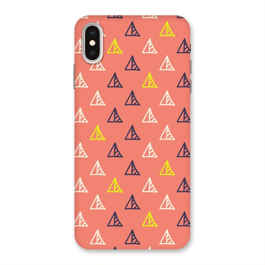 Triangular Boho Pattern Back Case for iPhone XS Max