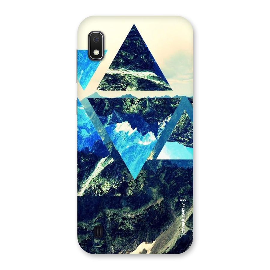 Triangular View Back Case for Galaxy A10