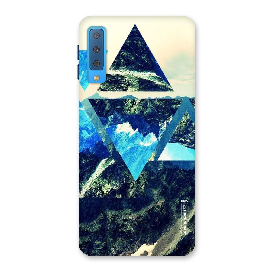 Triangular View Back Case for Galaxy A7 (2018)