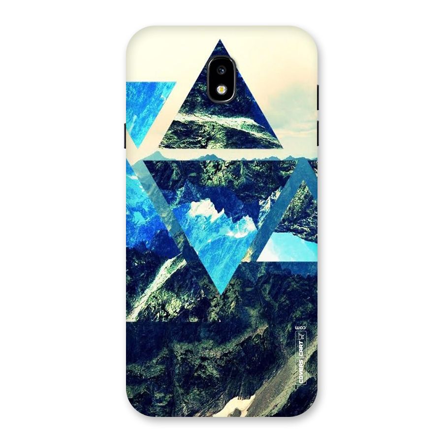 Triangular View Back Case for Galaxy J7 Pro