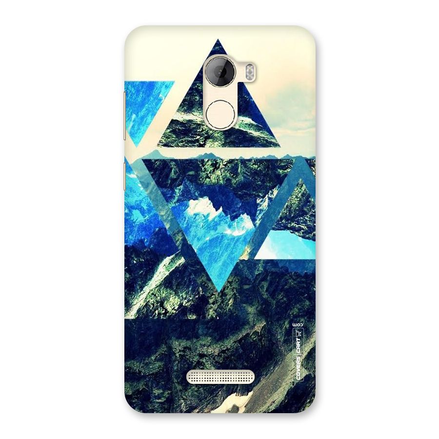 Triangular View Back Case for Gionee A1 LIte