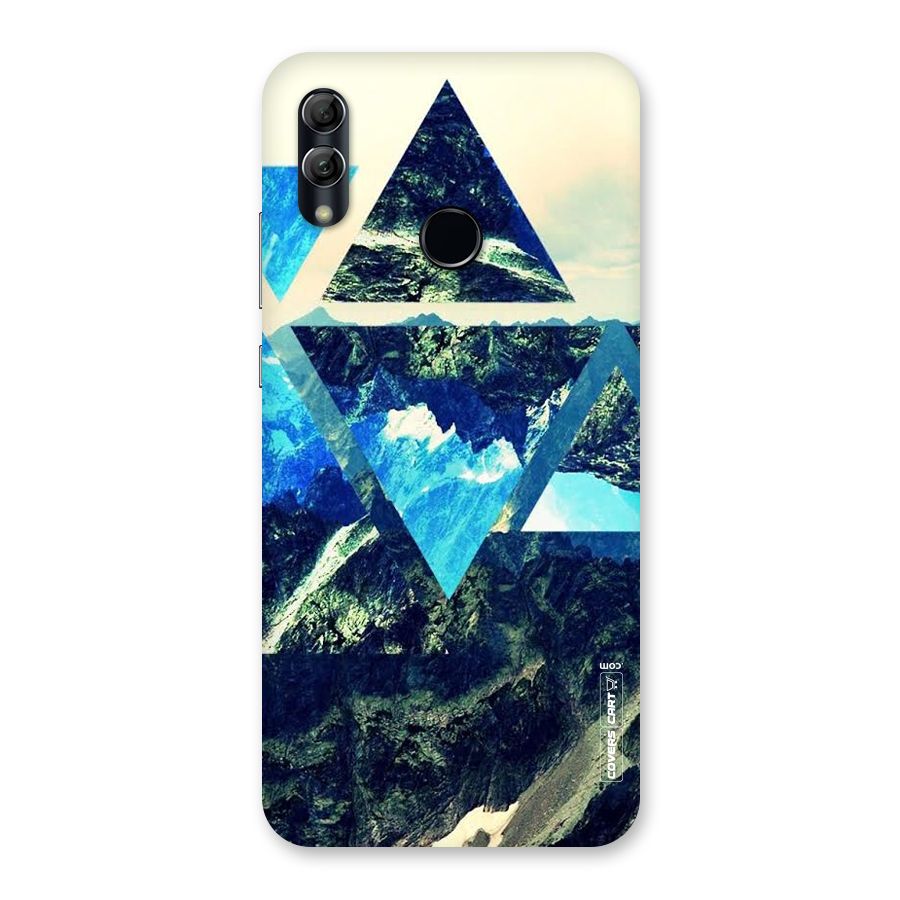 Triangular View Back Case for Honor 10 Lite