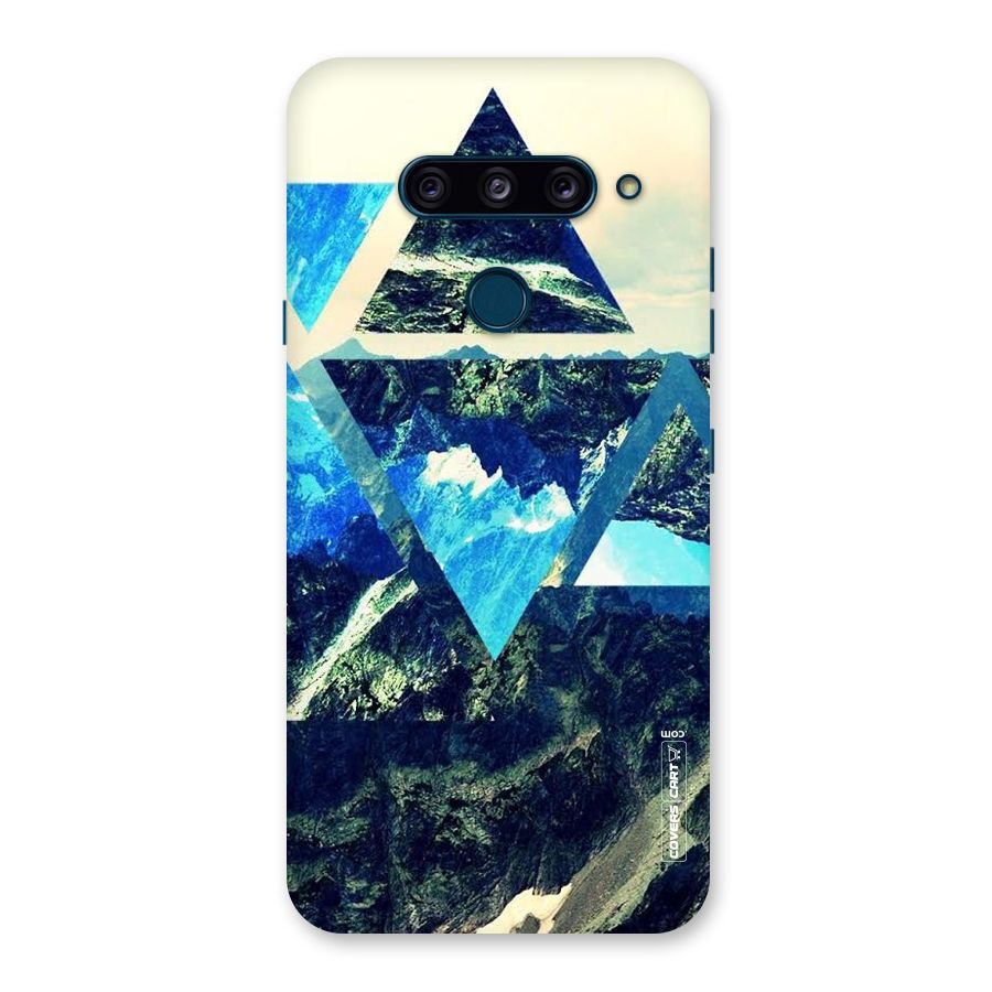 Triangular View Back Case for LG  V40 ThinQ