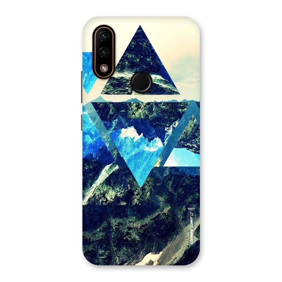 Triangular View Back Case for Lenovo A6 Note