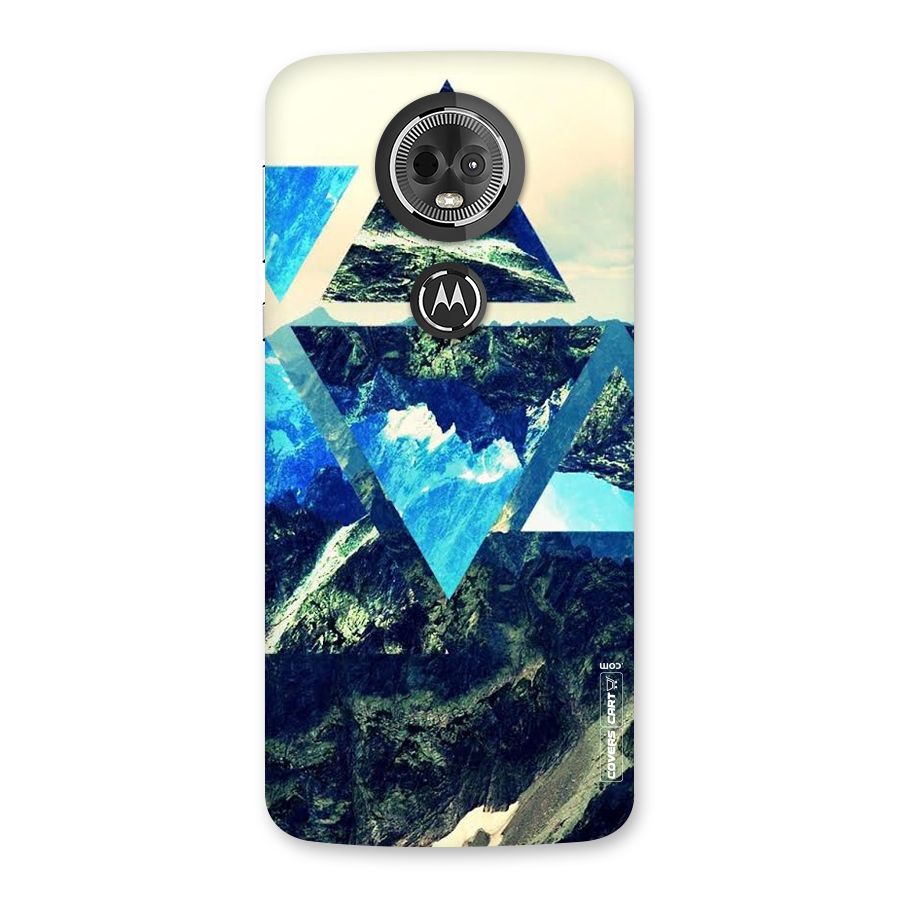 Triangular View Back Case for Moto E5 Plus