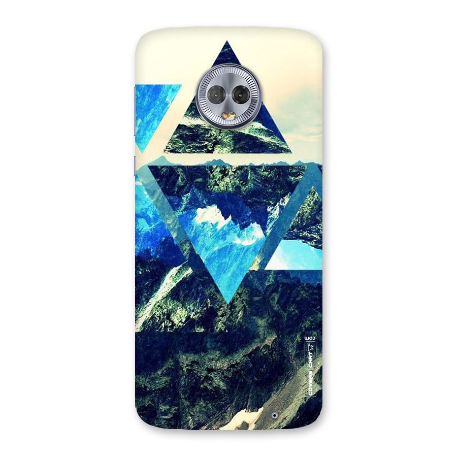 Triangular View Back Case for Moto G6 Plus