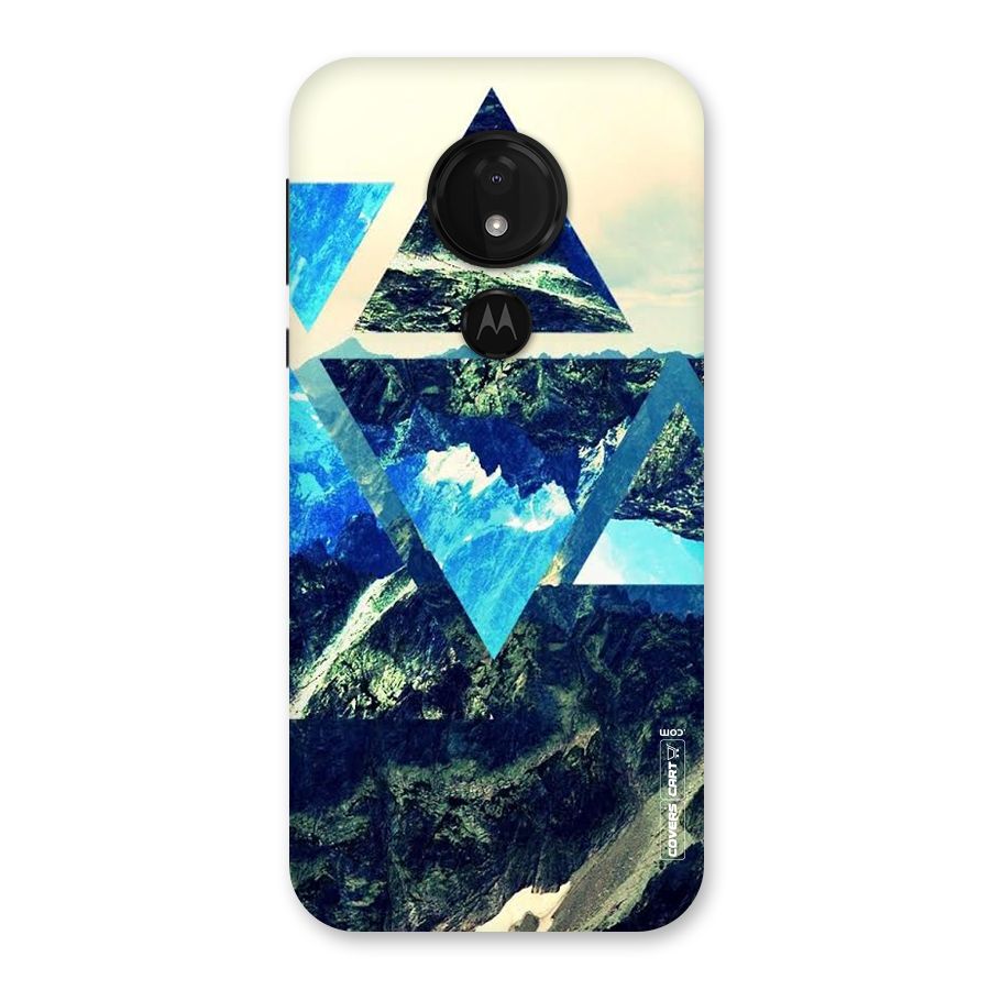 Triangular View Back Case for Moto G7 Power