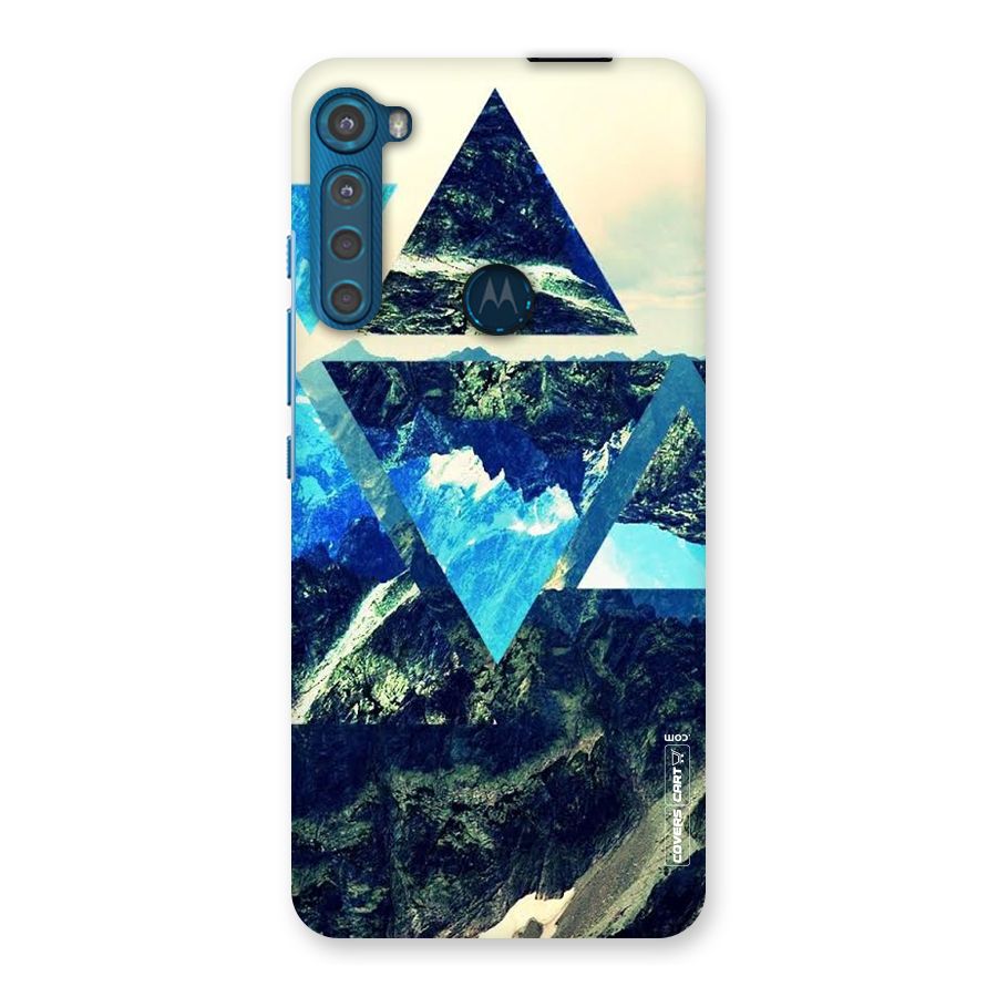 Triangular View Back Case for Motorola One Fusion Plus