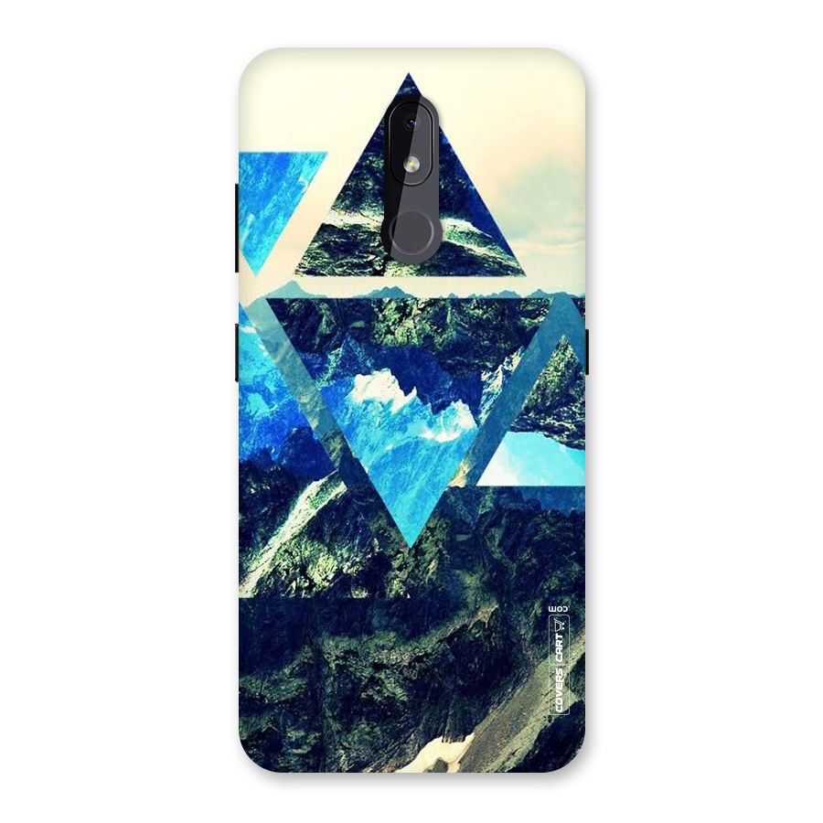 Triangular View Back Case for Nokia 3.2