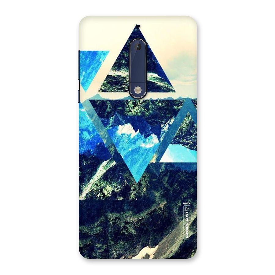 Triangular View Back Case for Nokia 5