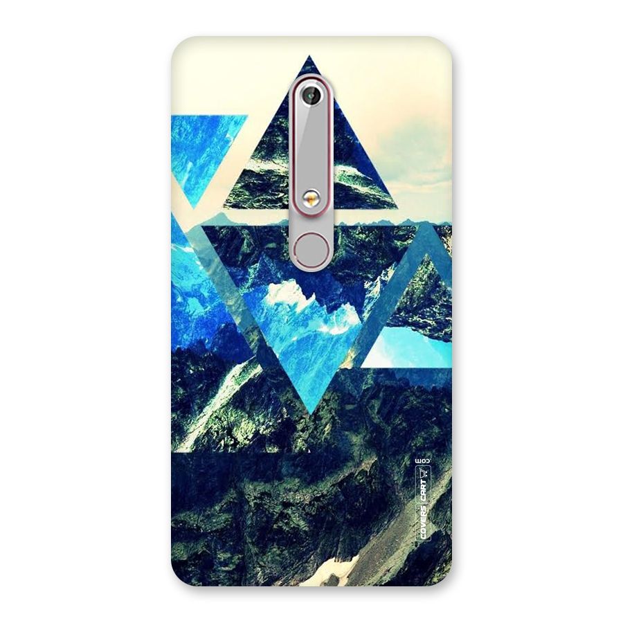 Triangular View Back Case for Nokia 6.1
