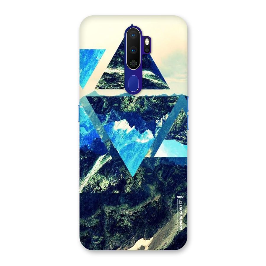 Triangular View Back Case for Oppo A9 (2020)