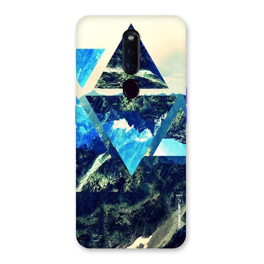 Triangular View Back Case for Oppo F11 Pro