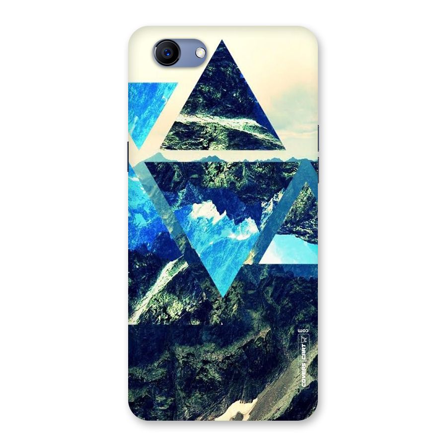 Triangular View Back Case for Oppo Realme 1