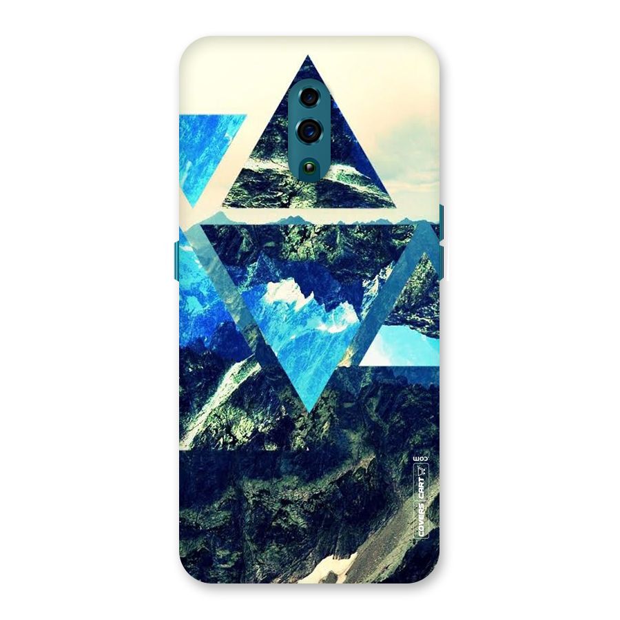 Triangular View Back Case for Oppo Reno