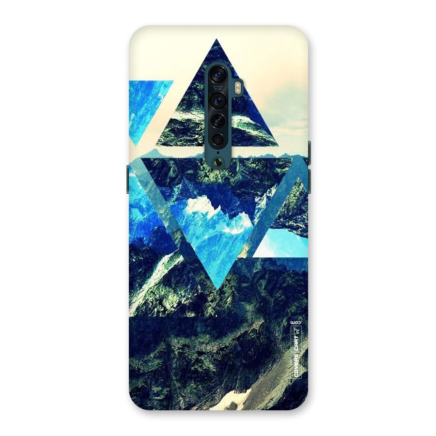 Triangular View Back Case for Oppo Reno2