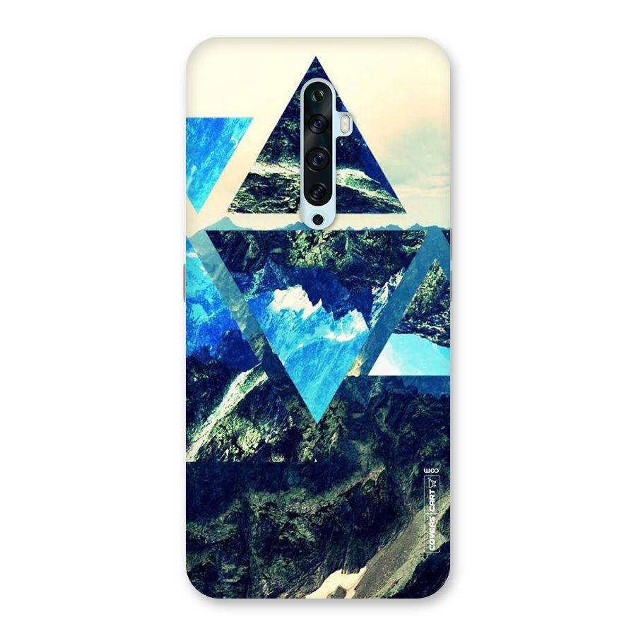 Triangular View Back Case for Oppo Reno2 Z