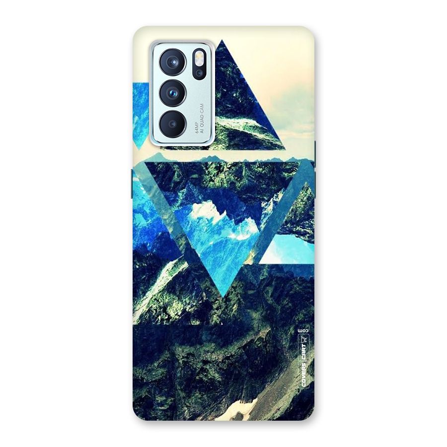 Triangular View Back Case for Oppo Reno6 Pro 5G