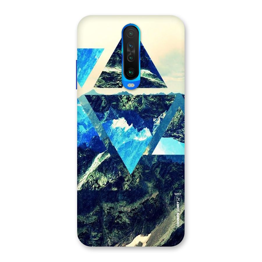 Triangular View Back Case for Poco X2