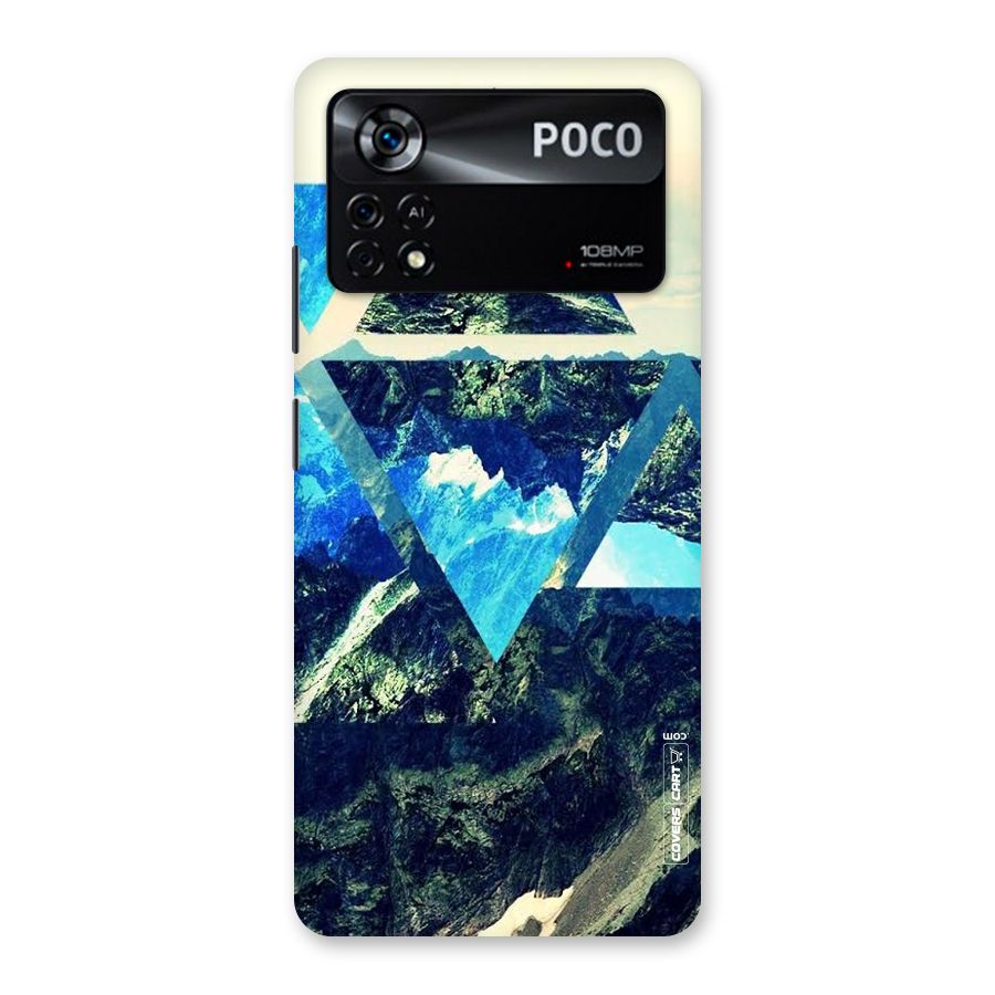 Triangular View Back Case for Poco X4 Pro 5G
