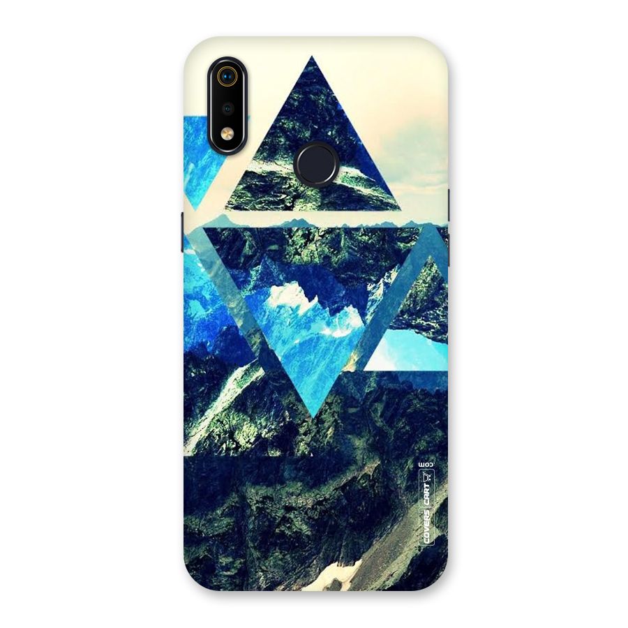 Triangular View Back Case for Realme 3i