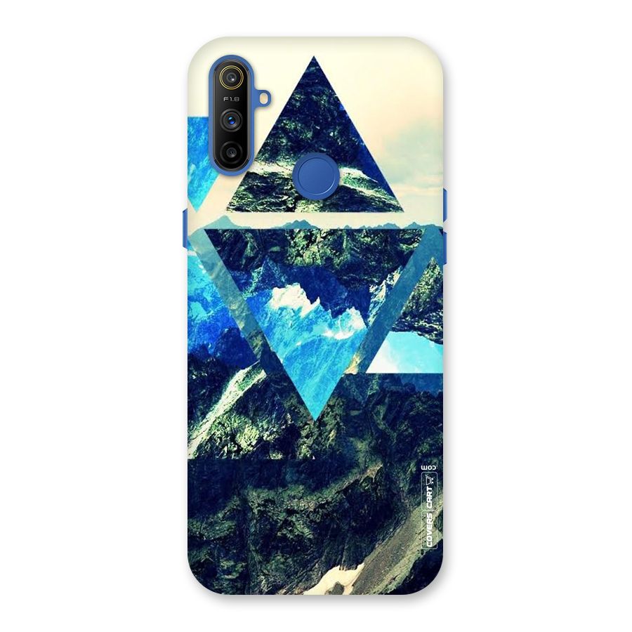 Triangular View Back Case for Realme Narzo 10A