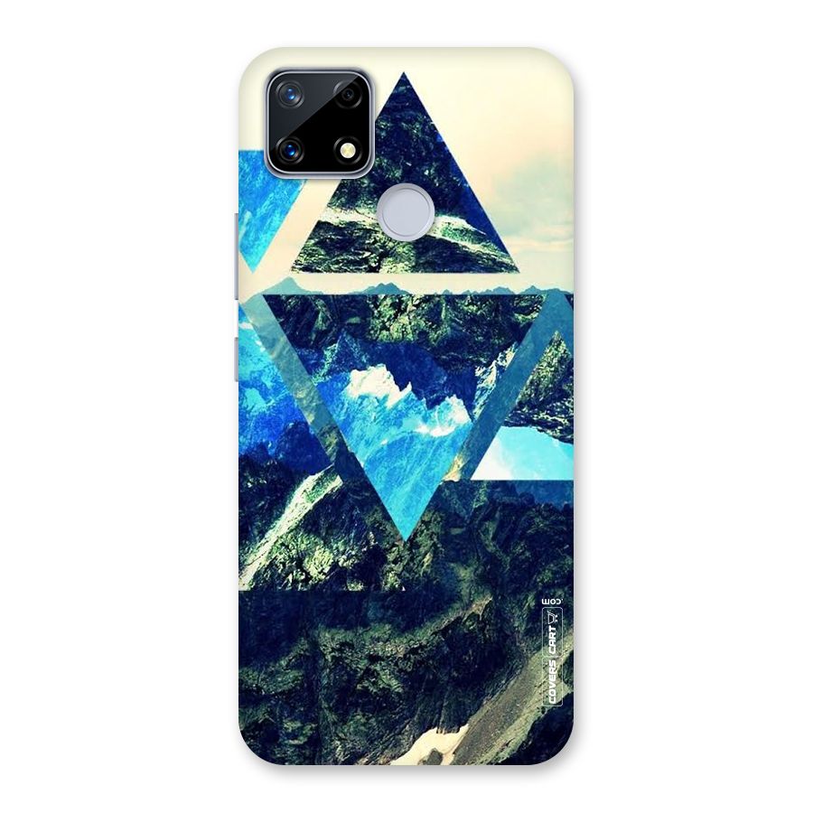 Triangular View Back Case for Realme Narzo 20