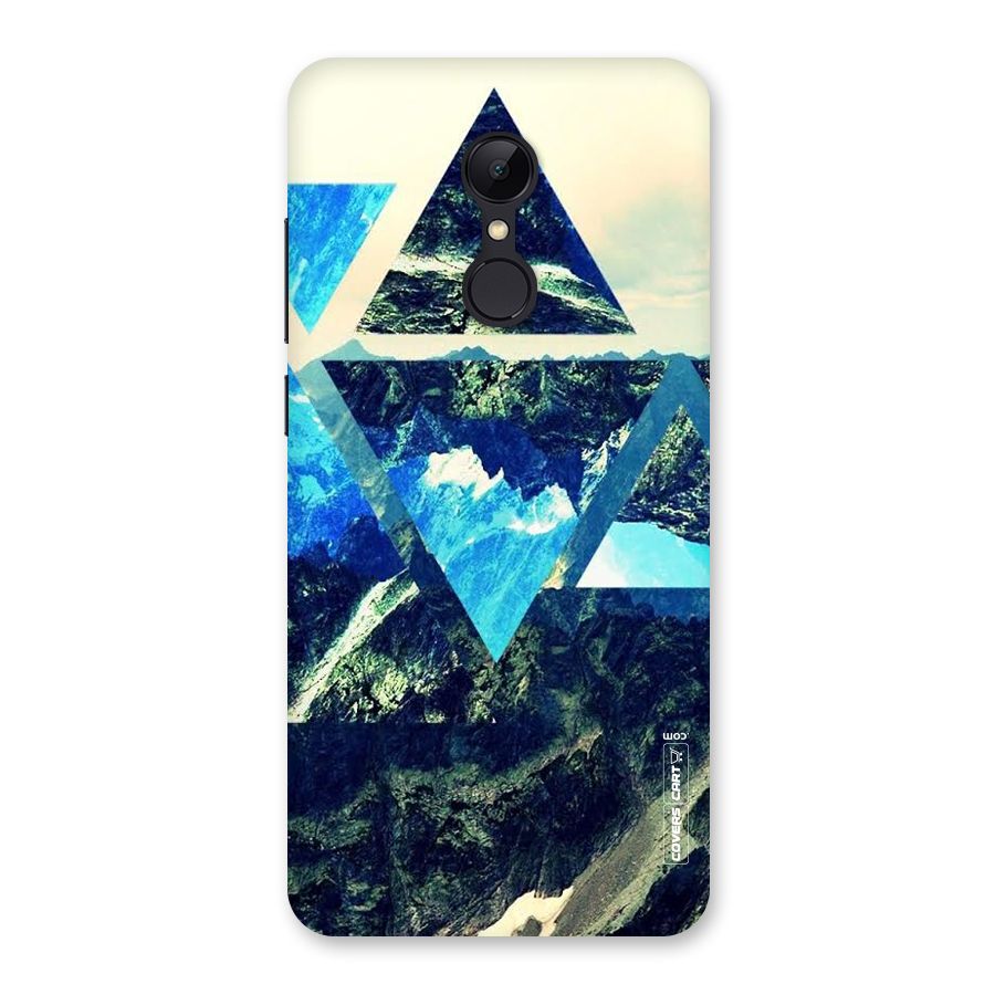 Triangular View Back Case for Redmi 5