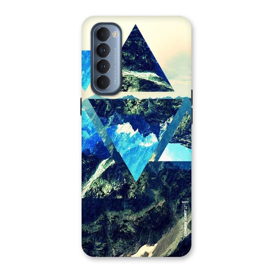 Triangular View Back Case for Reno4 Pro