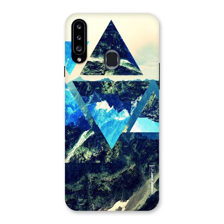 Triangular View Back Case for Samsung Galaxy A20s