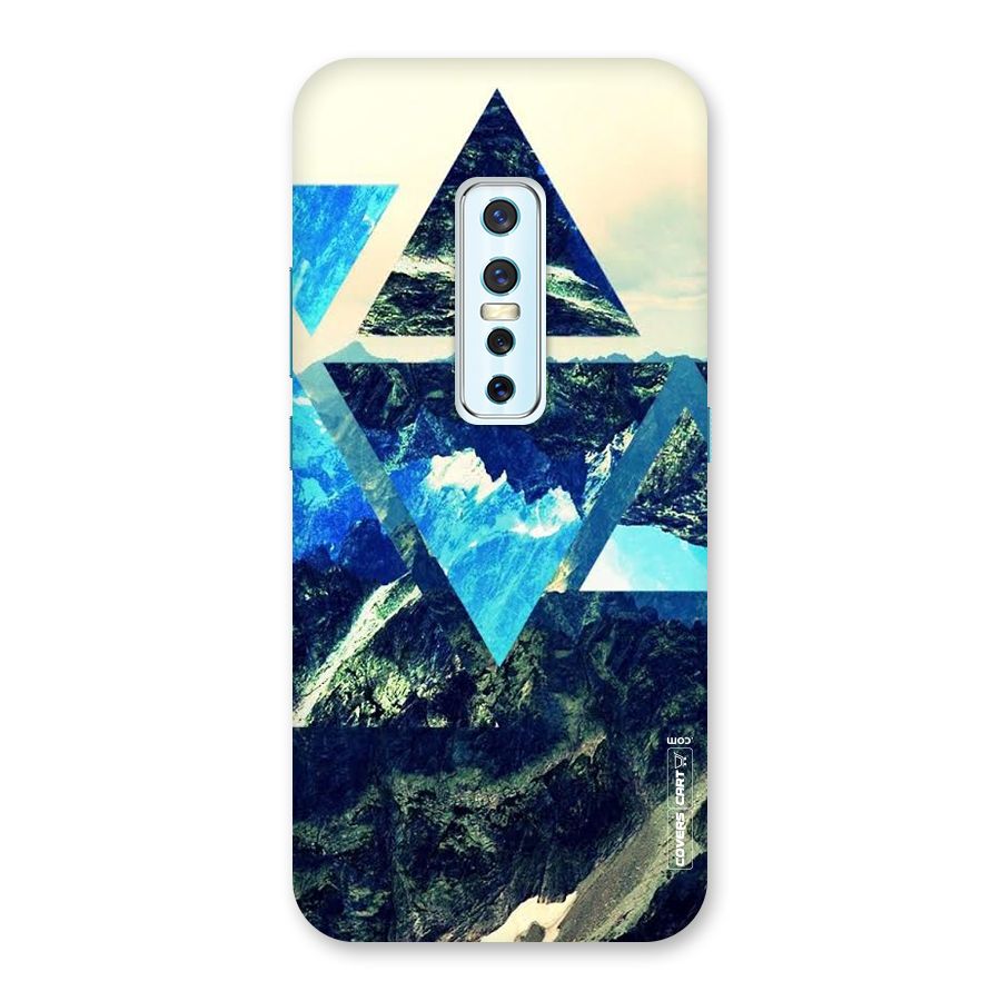 Triangular View Back Case for Vivo V17 Pro