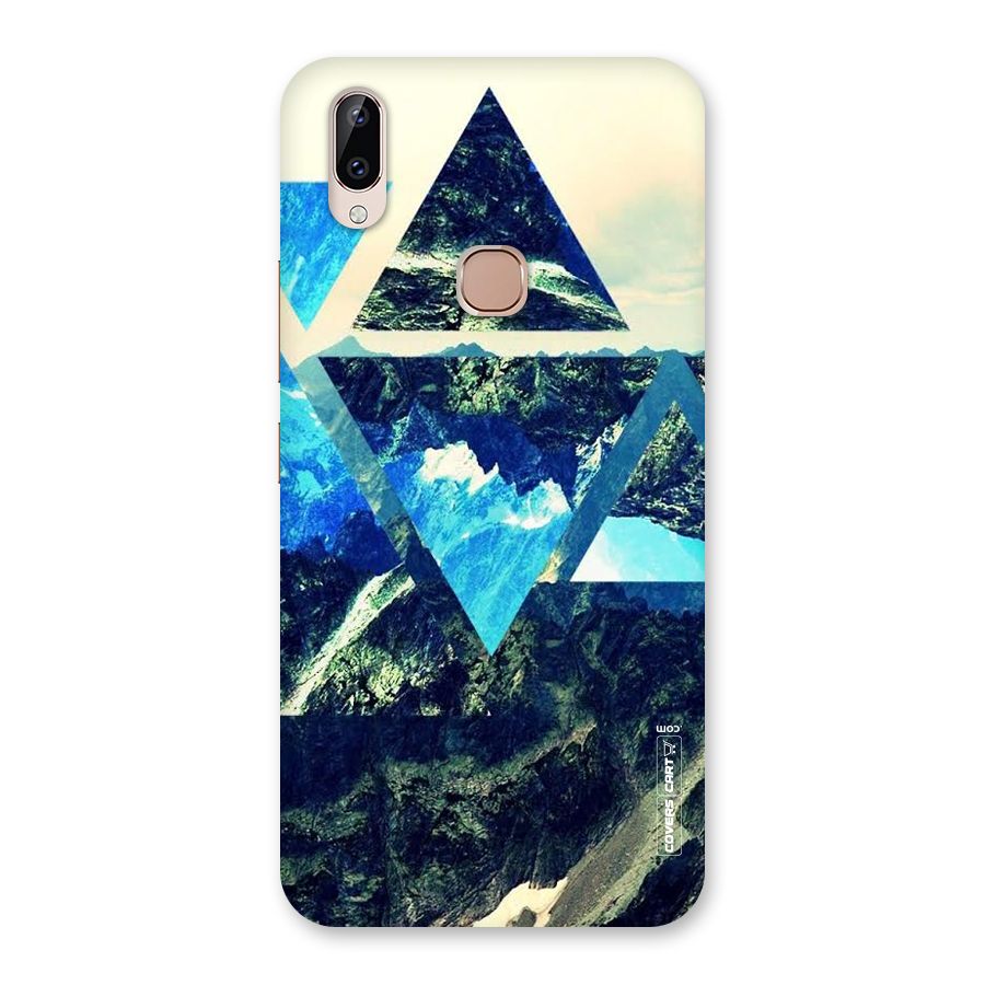 Triangular View Back Case for Vivo Y83 Pro