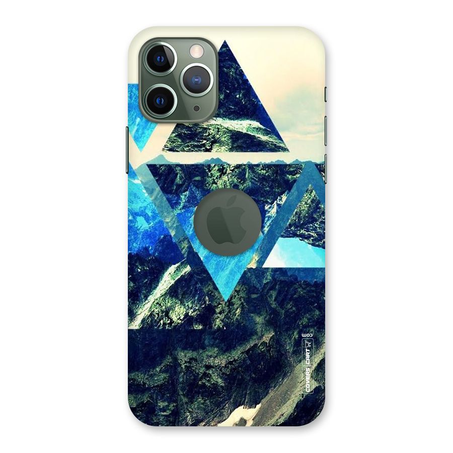 Triangular View Back Case for iPhone 11 Pro Logo  Cut