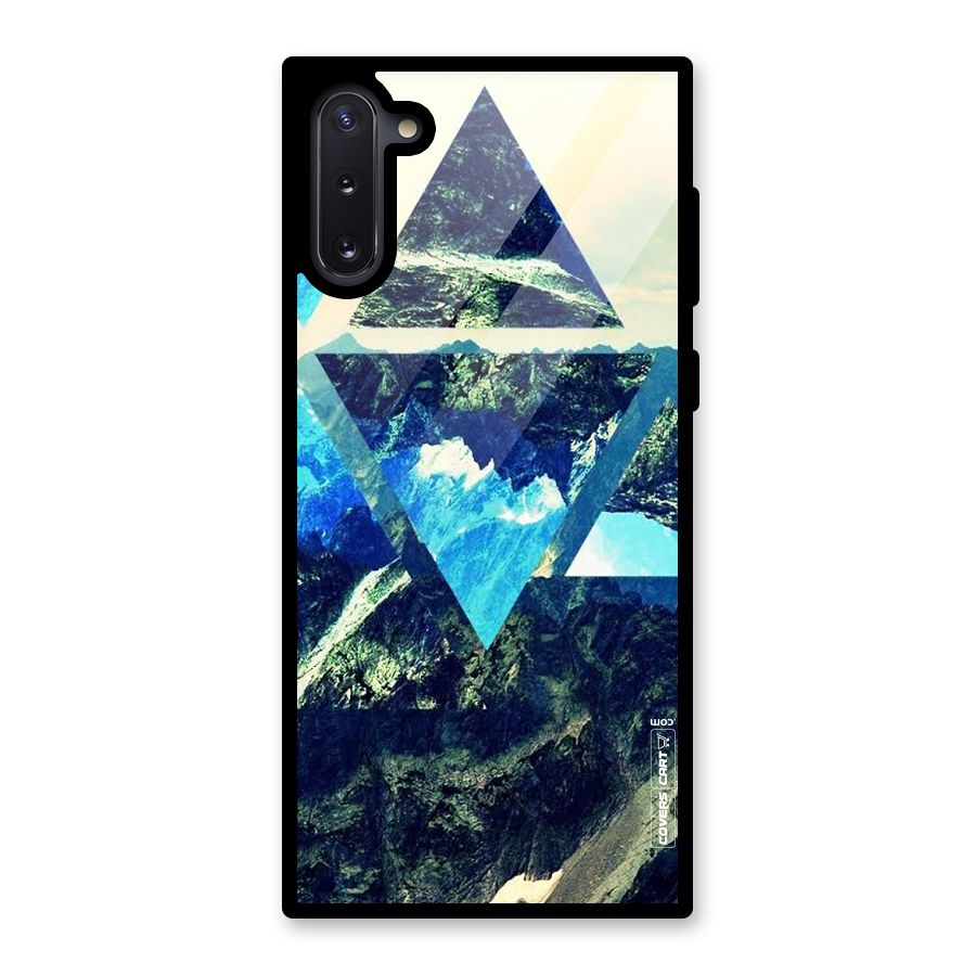 Triangular View Glass Back Case for Galaxy Note 10
