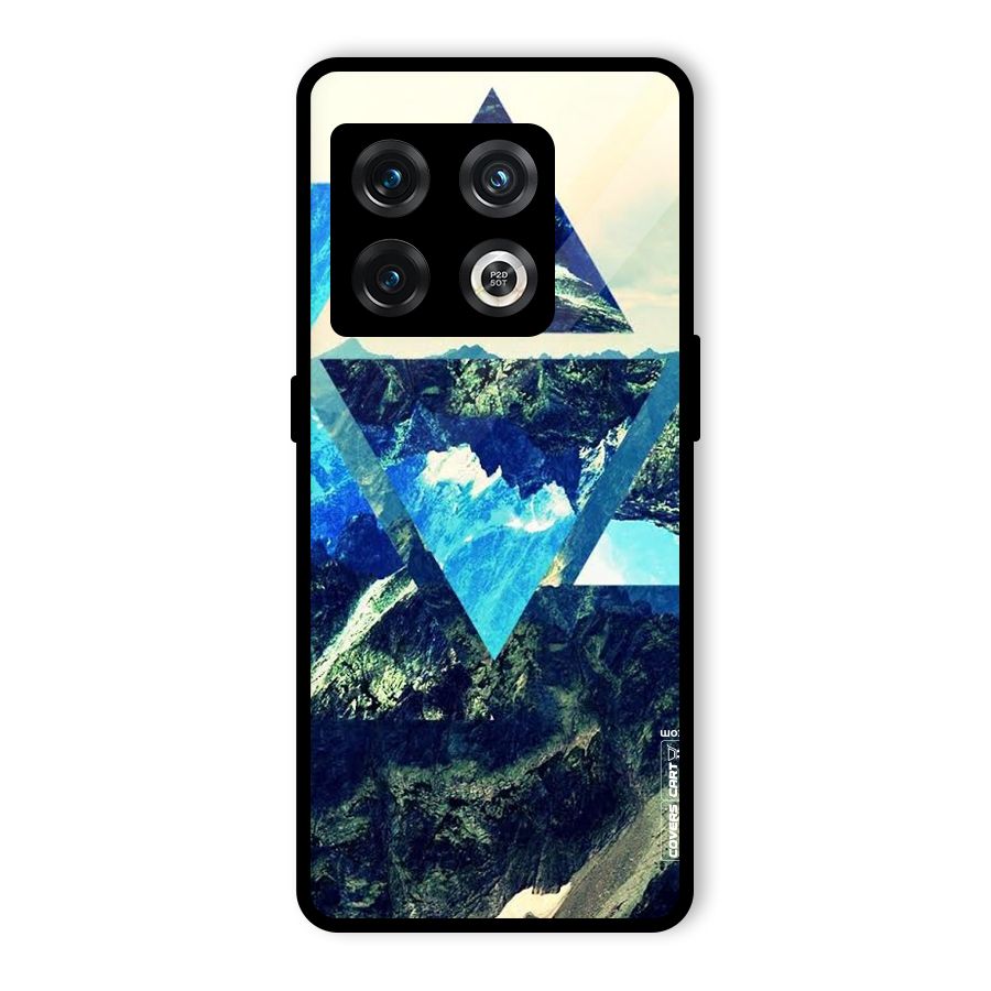 Triangular View Glass Back Case for OnePlus 10 Pro 5G