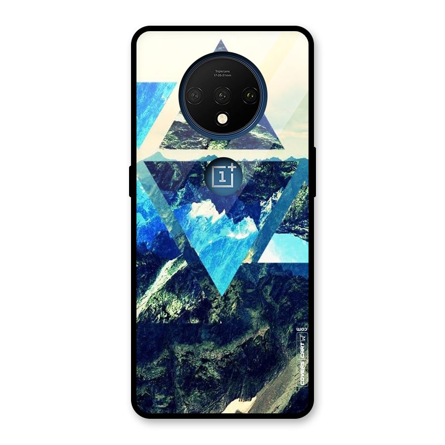 Triangular View Glass Back Case for OnePlus 7T