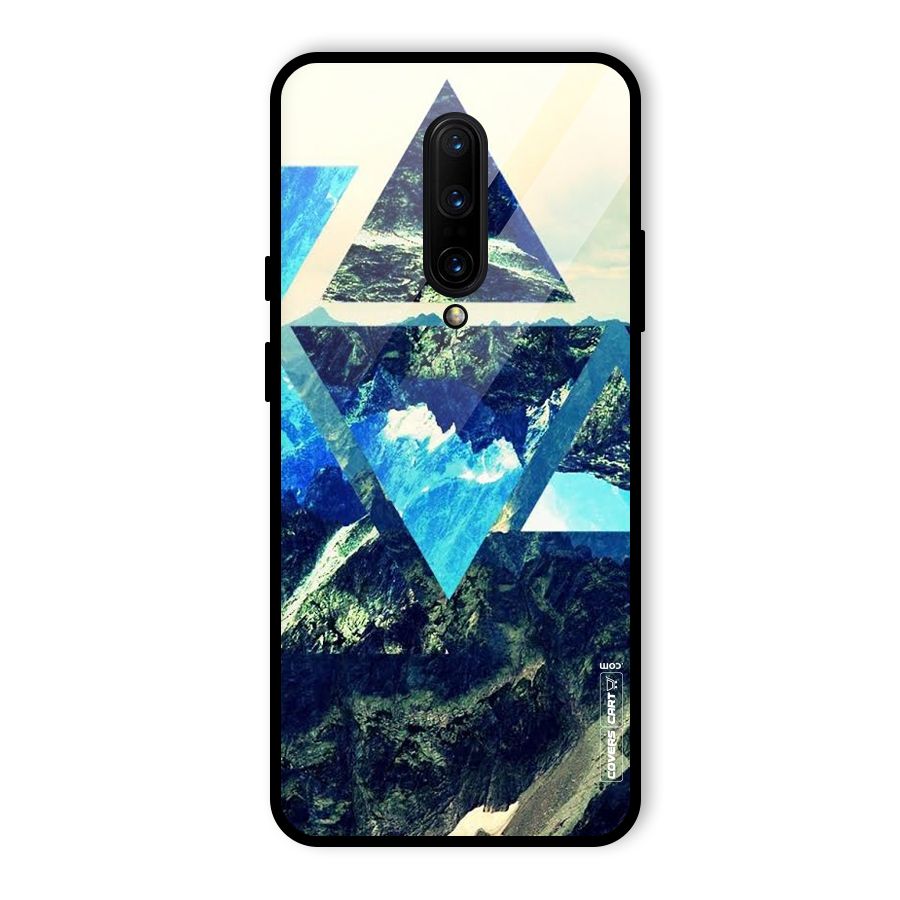 Triangular View Glass Back Case for OnePlus 7 Pro