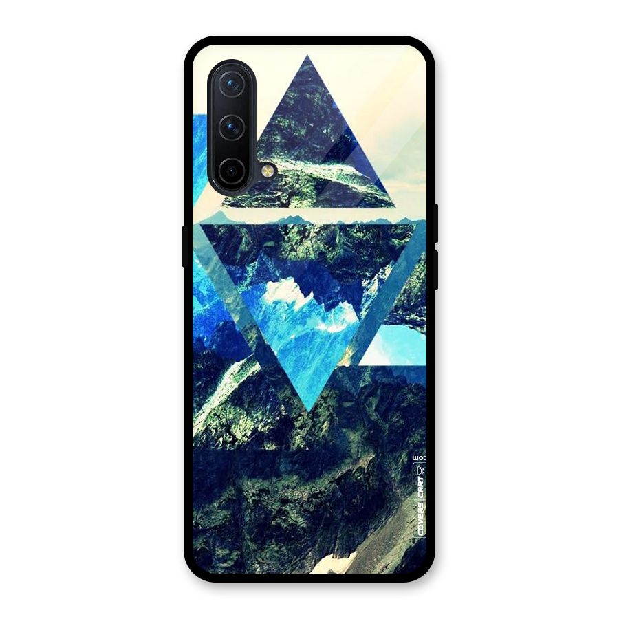 Triangular View Glass Back Case for OnePlus Nord CE 5G