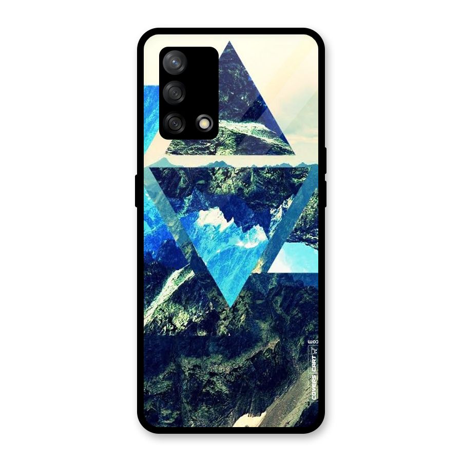 Triangular View Glass Back Case for Oppo F19