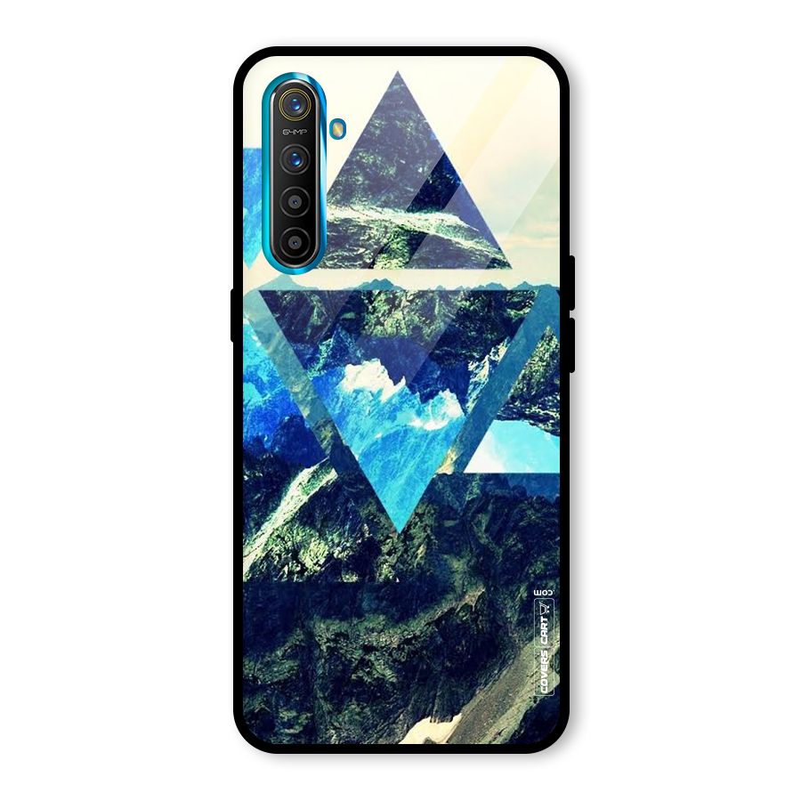 Triangular View Glass Back Case for Realme X2