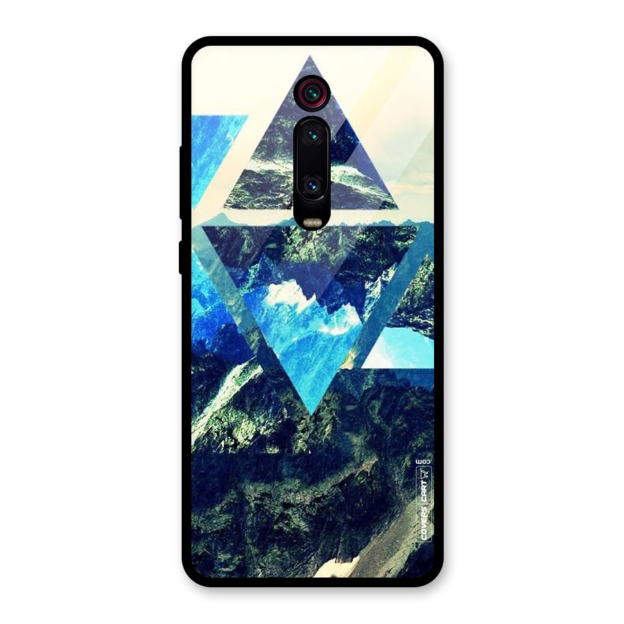 Triangular View Glass Back Case for Redmi K20 Pro