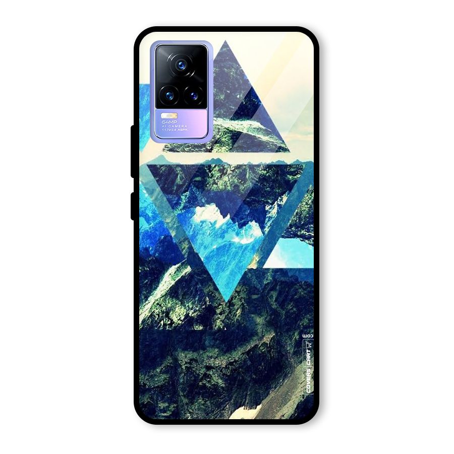 Triangular View Glass Back Case for Vivo Y73