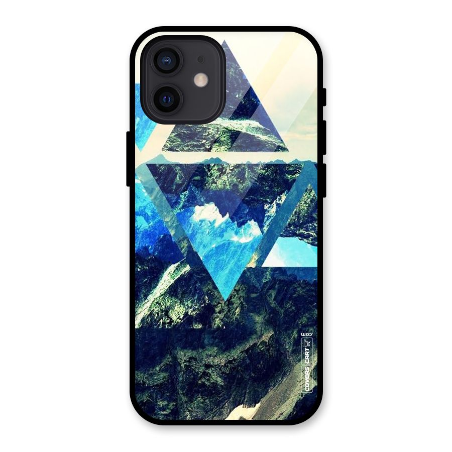 Triangular View Glass Back Case for iPhone 12