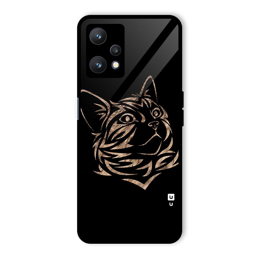 Tribal Cat Glass Back Case for Realme 9 Pro 5G