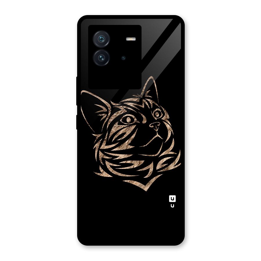 Tribal Cat Glass Back Case for Vivo iQOO Neo 6 5G