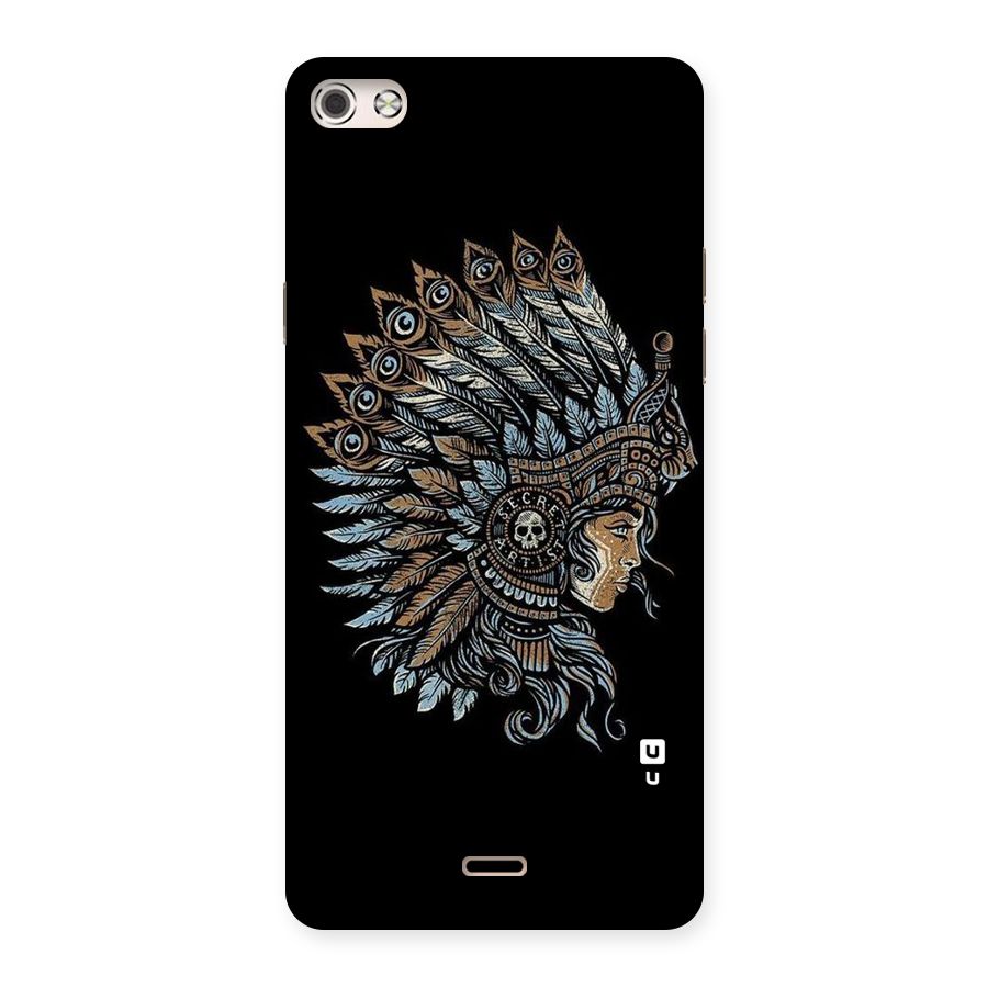 Tribal Design Back Case for Micromax Canvas Silver 5