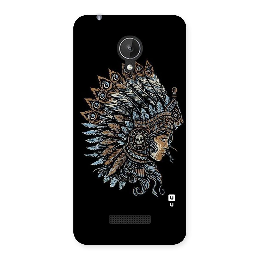 Tribal Design Back Case for Micromax Canvas Spark Q380