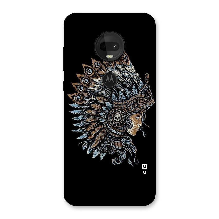 Tribal Design Back Case for Moto G7