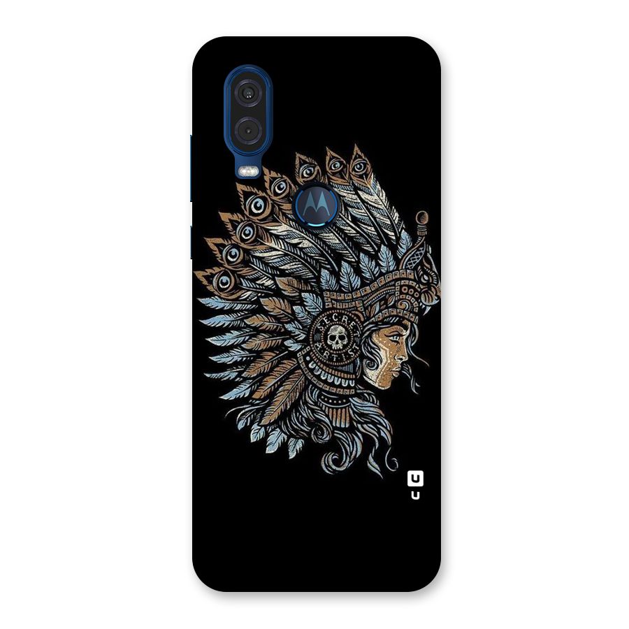 Tribal Design Back Case for Motorola One Vision