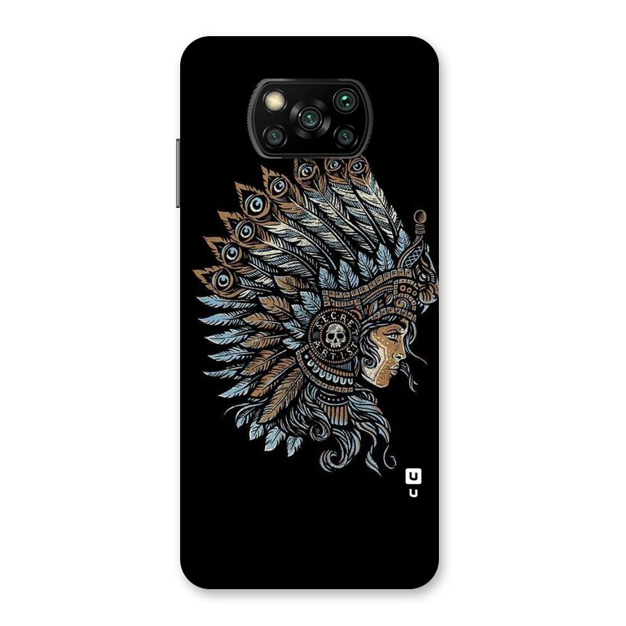 Tribal Design Back Case for Poco X3
